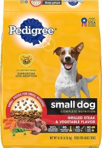 Alimento seco para perros adultos razas pequeñas marca pedigree