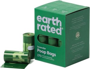 Bolsas para recoger los excrementos de tu mascota, biodegradables, con olor a lavanda, 100% a prueba de fugas